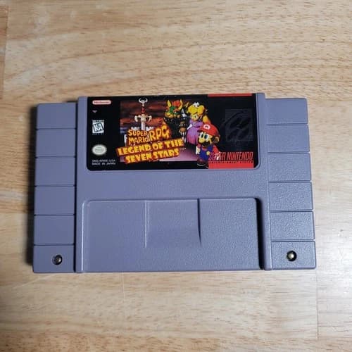 Super Mario RPG: Legend of the Seven Stars SNES Super Nintendo Ent System Tested