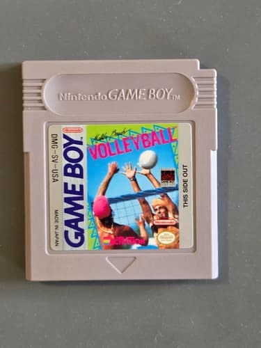 Retro Nintendo Game Boy Malibu Beach Volleyball Authentic Game - Tested & Works