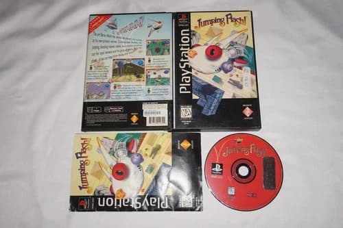Jumping Flash (Sony Playstation 1 ps1) Complete Long Box