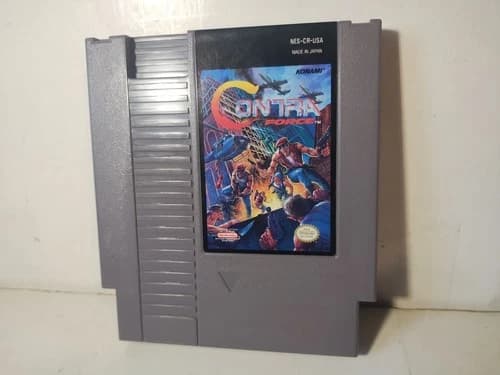 Contra Force Nintendo NES Game Cartridge Tested
