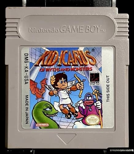 Kid Icarus: Of Myths and Monsters - Nintendo Game Boy - 1991 - Great Condition