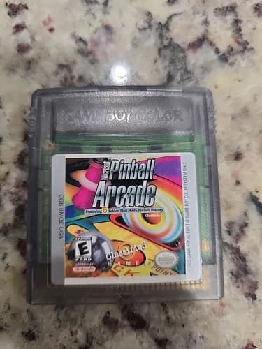 Microsoft Pinball Arcade (Nintendo Game Boy Color 2001) Cartridge