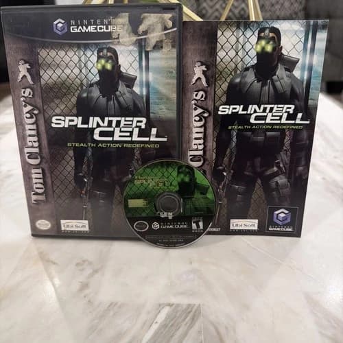 Tom Clancys Splinter Cell GameCube 2003 Complete CIB Tested Working