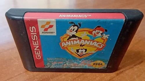 Animaniacs (Sega Genesis, 1994) Cartridge Only Tested Yakko Wakko Dot Game