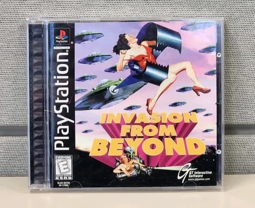 Invasion From Beyond Sony PlayStation 1 PS1 Complete CIB w/ Reg Card Nice Shape!