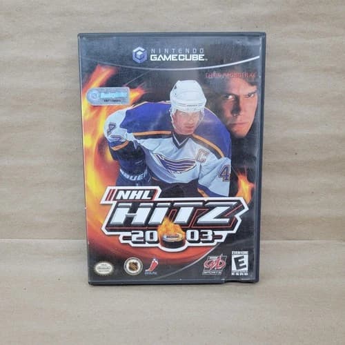 NHL Hitz 2003 (Nintendo GameCube, 2003) CIB w/Manual Tested & Working Reg. Card