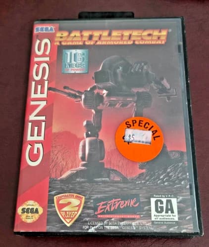 Battletech - Sega Genesis - Complete in Box CIB - Tested