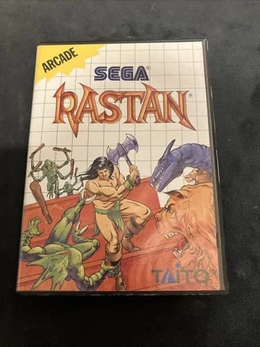 Rastan (Sega Master System) CIB Complete In Box With Manual Free Shipping