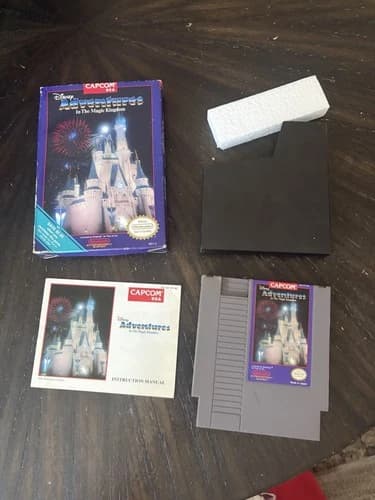 Nintendo NES Game Disney Adventures In The Magic Kingdom CIB Complete In Box