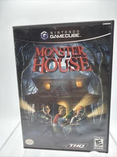Monster House (Nintendo GameCube, 2006) Complete Game CIB Tested & Working
