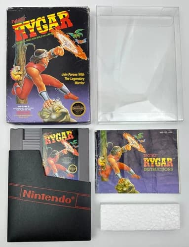 Rygar (Nintendo Entertainment System, 1987) CIB w/ Box Protector