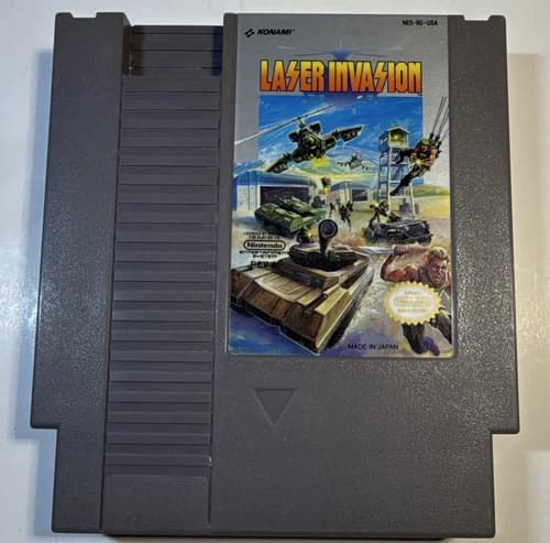 Konami Laser Invasion Nintendo NES NTSC-U/C (US/Canada) 1991