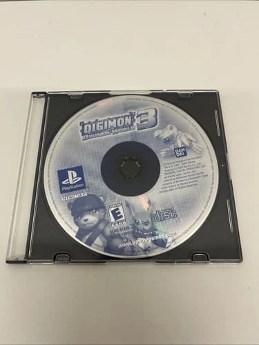 Digimon World 3 Sony PlayStation 1 PS1 2002 Disc Only Tested