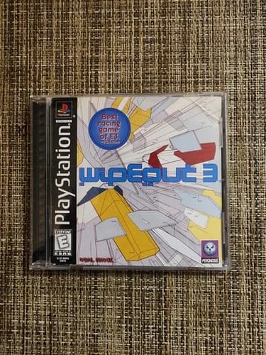 Wipeout 3 (Sony PlayStation 1, 1999) PS1 Complete CIB W/ Reg Card VG Cond