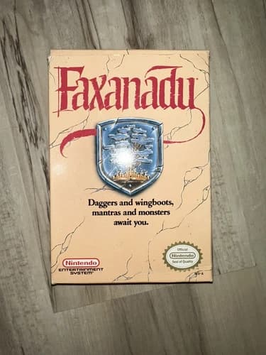 Faxanadu For Nintendo NES Complete w/ Box Manual CIB