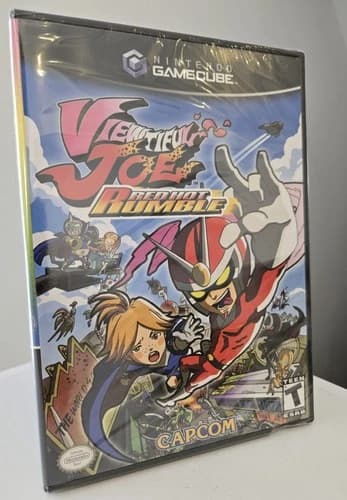 Viewtiful Joe Red Hot Rumble-GameCube-NEW-Heat! Cast Call! Rumble! Hero or Zero!