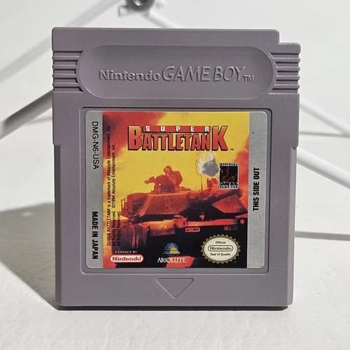 Super Battletank (Nintendo GameBoy, 1994) Cartridge Tested