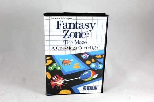Sega Master System Fantasy Zone The Maze Complete in Box CIB Tested
