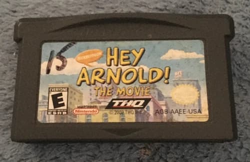 Hey Arnold The Movie (Nintendo Game Boy Advance, 2002) Game Only TESTED WORKS