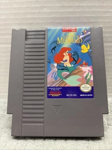 Little Mermaid (Nintendo) Authentic Cleaned Tested Working