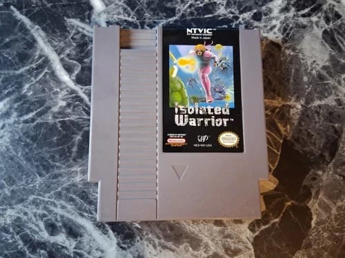 Isolated Warrior Nintendo NES Authentic Tested Contacts Cleaned