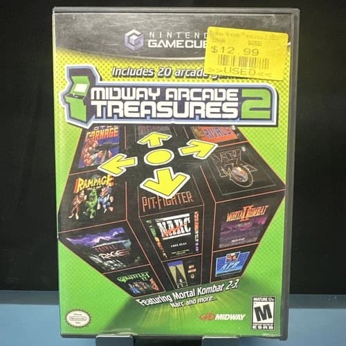 Midway Arcade Treasures 2 - Nintendo Gamecube Complete Clean Tested
