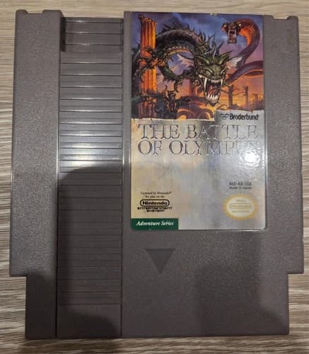 The Battle of Olympus (Nintendo NES, 1989) Authentic Cartridge Only Tested