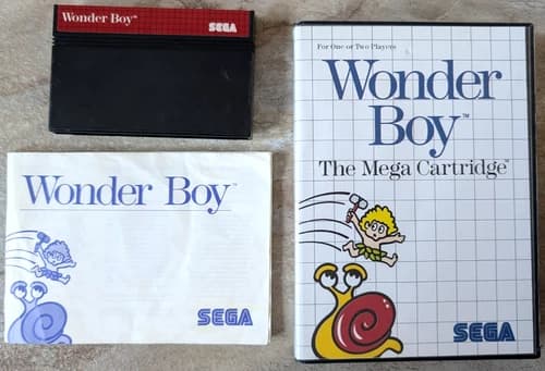 Wonder Boy - Sega Master System - Game