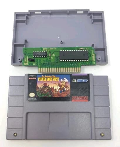 An American Tail Fievel Goes West Super Nintendo Authentic Cartridge Only Snes