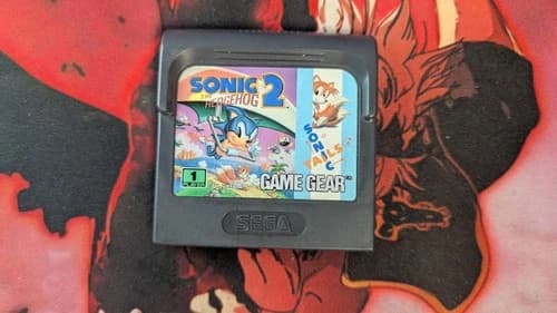 Sonic the Hedgehog 2 Sega Game Gear Tails Cartridge Game Only TESTED Working