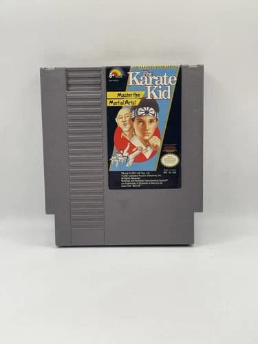 The Karate Kid Nintendo NES 1987 Cartridge, Tested Cleaned And Working