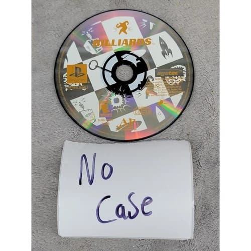Billiards Sony PlayStation 1 PS1 2000 Agetec SLUS-01289 Black Disc Only NTSC-U/C