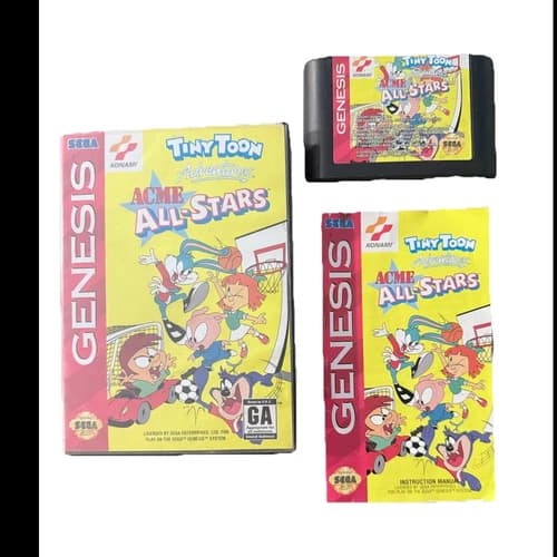 Tiny Toon Adventures ACME All-Stars (Sega Genesis, 1993) CIB
