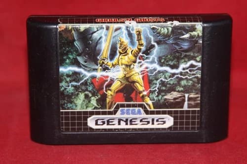 Ghouls 'n Ghosts (Sega Genesis, 1989) Authentic Game Cartridge