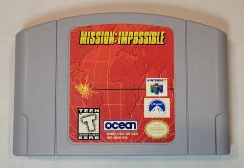 1998 Mission Impossible Nintendo 64 N64 Video Game Cartridge Only OEM Cart
