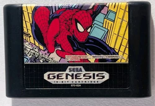 Spider-Man (Sega Genesis, 1991) Cartridge Only - Authentic - Tested- Working