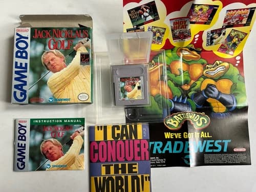 Jack Nicklaus Golf Nintendo Gameboy Game Boxed With Instructions Complete
