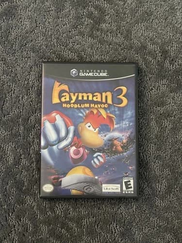 Rayman 3 Hoodlum Havoc Nintendo GameCube GC Complete CIB Tested