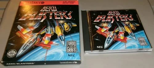 Aero Blasters TurboGrafx 16 complete in box