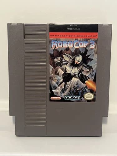 Robocop 3 Nintendo NES Authentic Tested Cleaned
