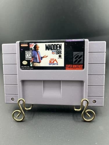 Madden NFL 98 Super Nintendo SNES Game Cartridge Authentic OEM- 005