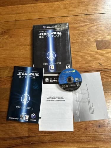 Star Wars: Jedi Knight II Jedi Outcast (Nintendo GameCube, 2002) Complete CIB