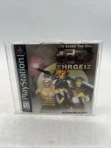 EHRGEIZ God Bless The Ring (Sony PlayStation 1, 1999) PS1 - Video Game