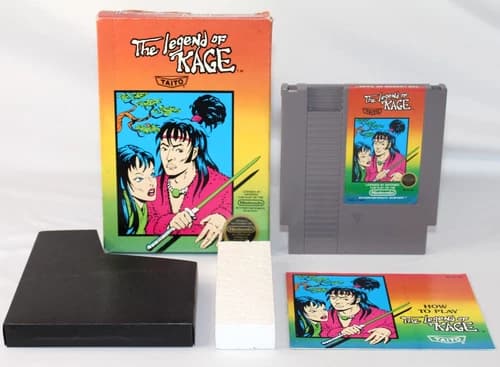 The Legend of Kage NES Nintendo Complete CIB Good Condition! Circle Seal! Rare!
