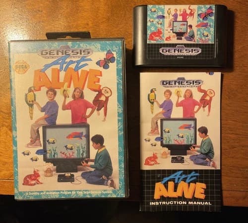 Art Alive (Sega Genesis, 1991) CIB