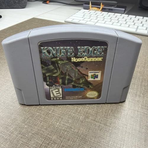 Knife Edge Nose Gunner Nintendo 64 N64 Authentic Game Cartridge Tested Authentic
