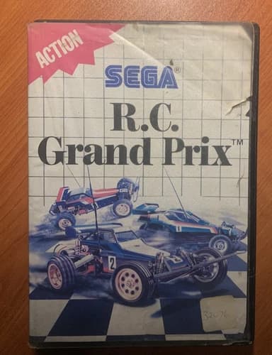 R C GRAND PRIX SEGA Master System Game SMS Cartridge 1994