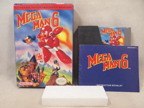 Mega Man 6 (Nintendo Entertainment System | NES) Authentic Complete in Box CIB