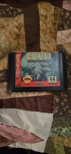 Ecco: The Tides of Time Sega Genesis! Cleaned, Tested, Working!