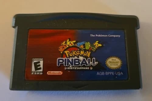 Pokemon Pinball Ruby And Sapphire Nintendo Gameboy Advance Authentic Tested Work
